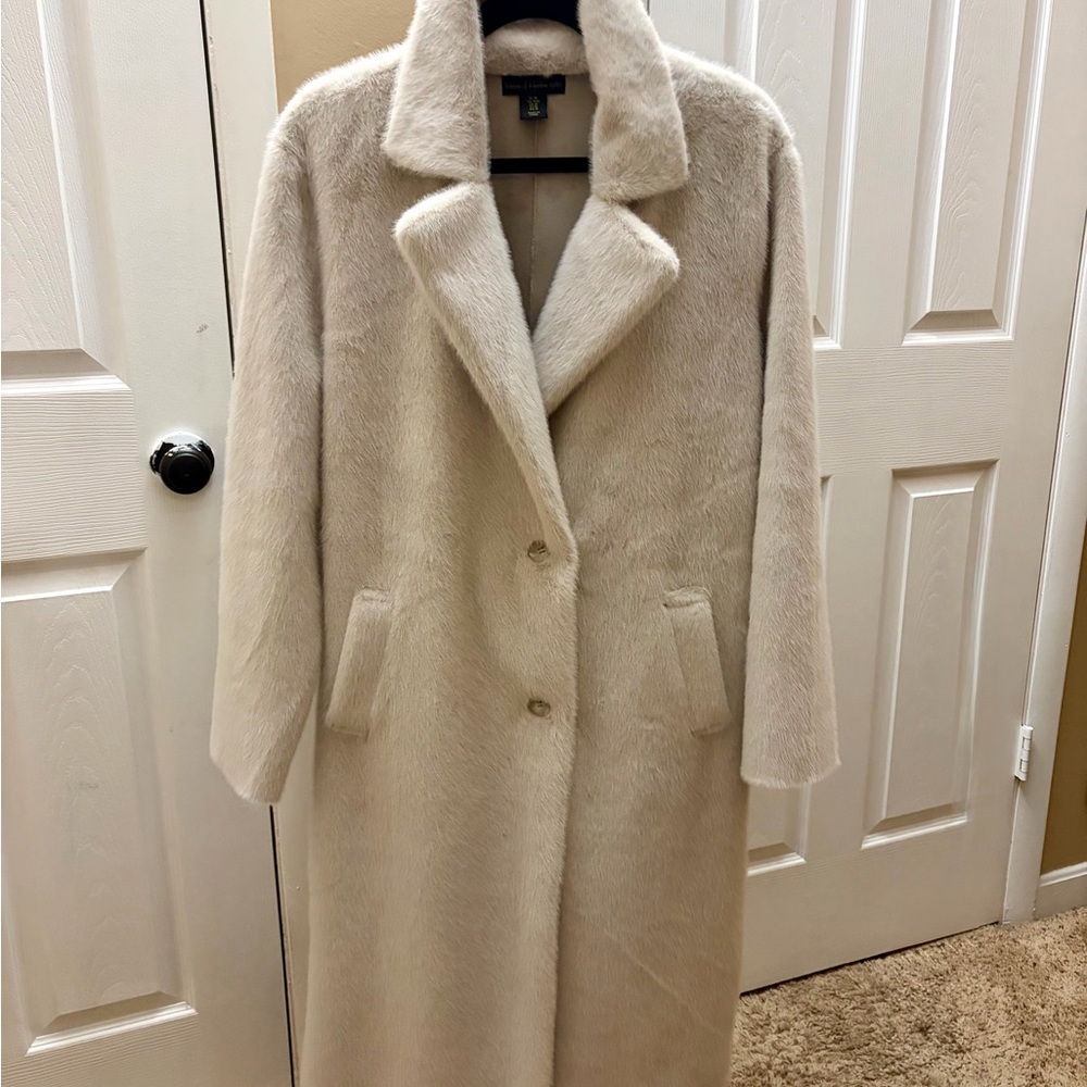 House of Harlow 1960 Cream Teddy Jacket